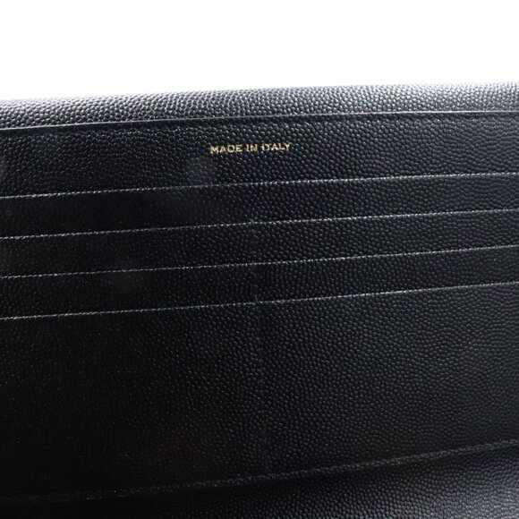 YSL Grain De Poudre Monogram uptown wallet - Picture 10 of 10